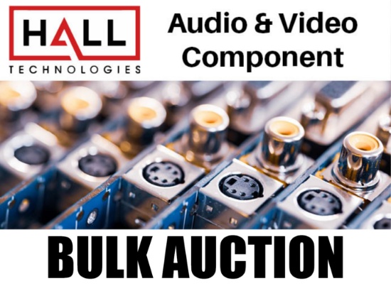 Hall Tech. AV Component Bulk Auction