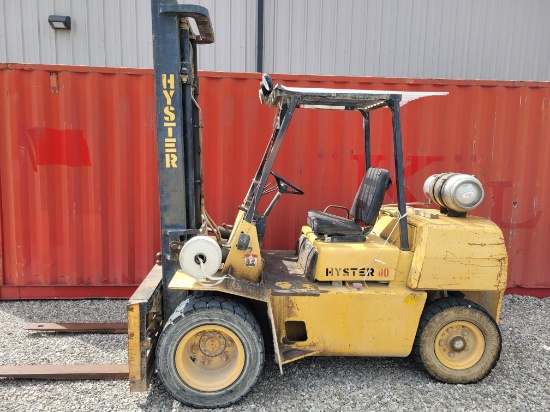 Owensboro, KY- HYSTER FORKLIFT OFFROAD Model: 80 VIN: 681-2280 Hours: 7792 Note: This lot is located
