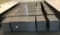 Knoll Standard Grey Pedestals; 2 Drawers w/Handle; 23