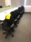 Steelcase Criterion Chair Black Fabric Mid-Back Task Chair With Adjustable Arms