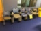 Assorted Rolling Task Chairs with Plastic or Mesh Seat