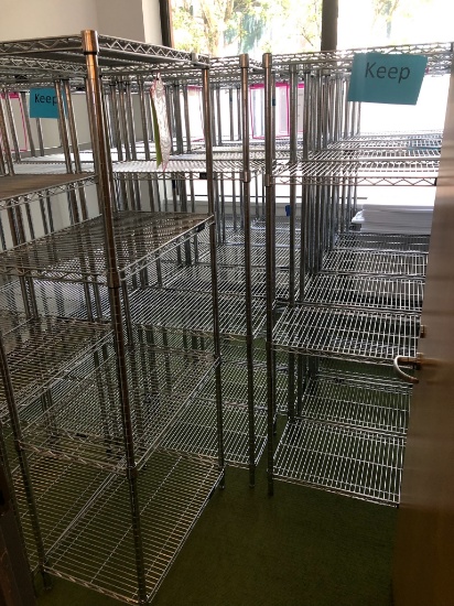 Metro Racks; 18" Long x 30" Wide x 73" Tall; Room 176
