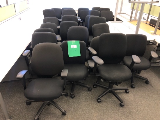 K1 Engage Mid-Back Task Chair Black with Adjustable Arms