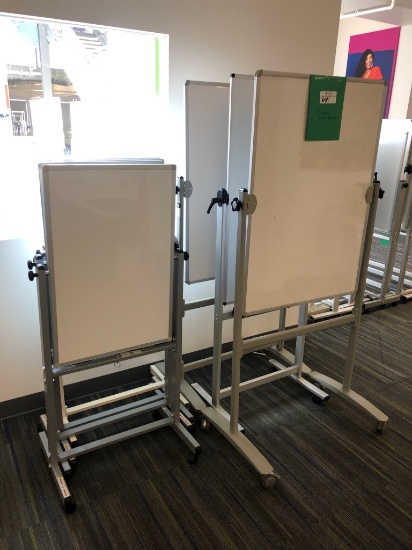 Assorted Small Mobile Dry Erase Boards