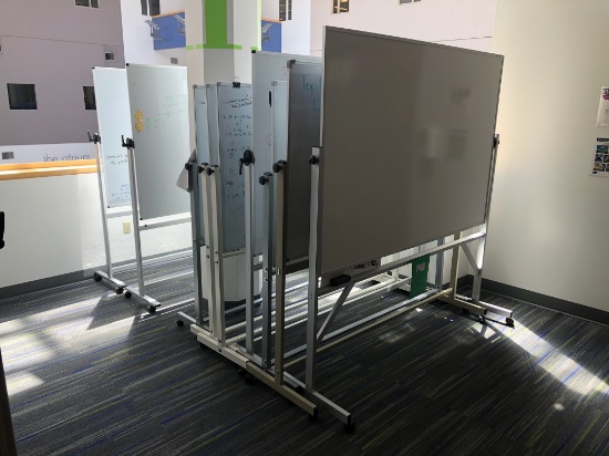 Assorted Large Mobile Dry Erase Boards