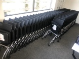 Mayline Valore Training Series High-Back Nesting Chair no Arms - TSH2BB