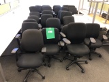 K1 Engage Mid-Back Task Chair Black with Adjustable Arms