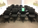 K1 Engage Mid-Back Task Chair Black with Adjustable Arms