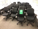 K1 Engage Mid-Back Task Chair Black with Adjustable Arms