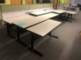 Friant Standard 2 Button Electric Standing Desks; 5' Long x 2' Wide x 30