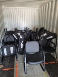 Owensboro, KY- Office Furniture Lot-  (25) Black Chairs, (10) Gray Chairs, (3) Circle Tables, (3) La