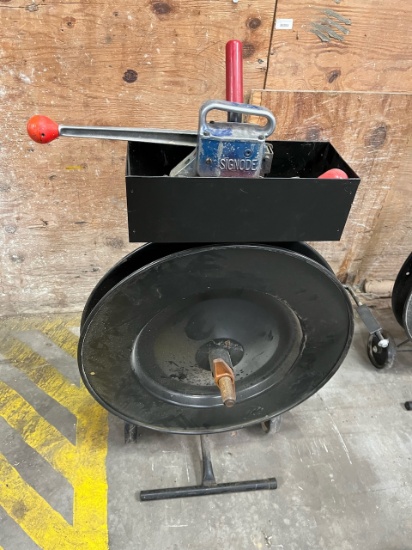 Metal Strapping Cart w/ Tool