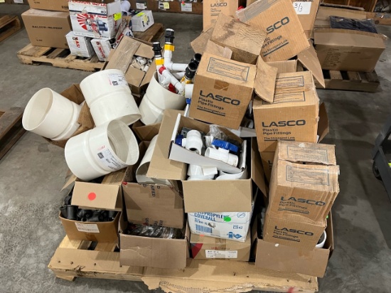 Lot of PVC Parts, Brass valves & Metal Couplings