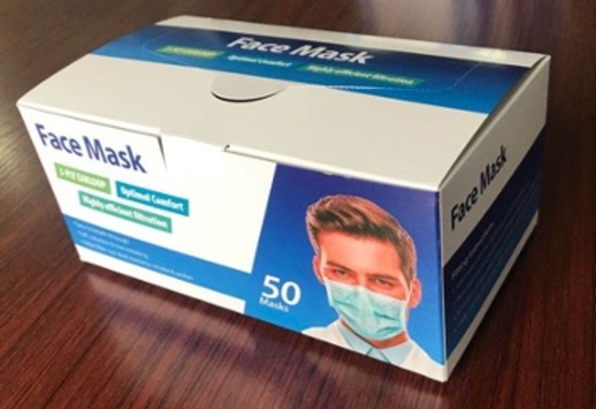 ZE1- Pallet of Single Use Masks
