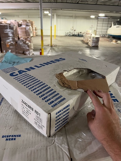 ZE2- (2 qty) Pallets of 10 Gallon Trash Can Liner