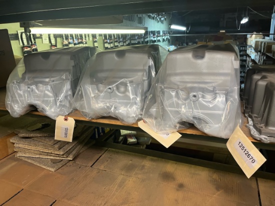 Oil Pans, Fluorescent Lights, Misc. '.. Includes Shelving