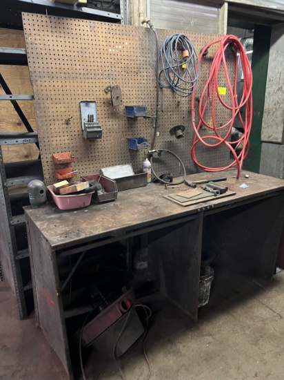 Bench, Airline hose, Extension Cord, Misc.' Tooling