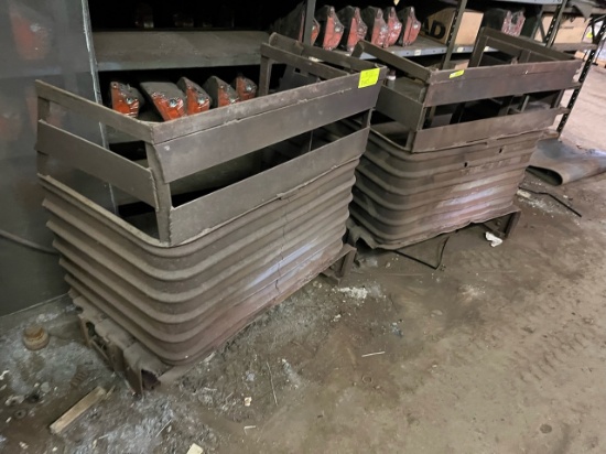 2 Metal Oven Bins