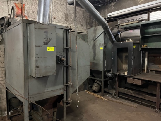 AXE Shot Blaster, Filtering System, Blow Out Booth