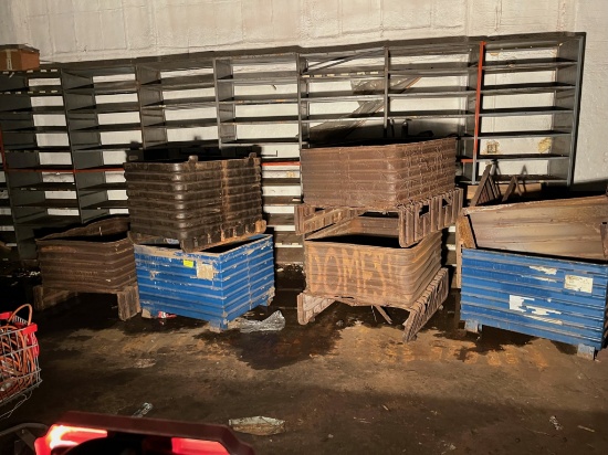 7 Metal Bins