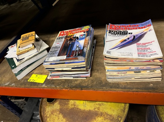 Popular Mechanics Magazine Stack, + More Shelving not included