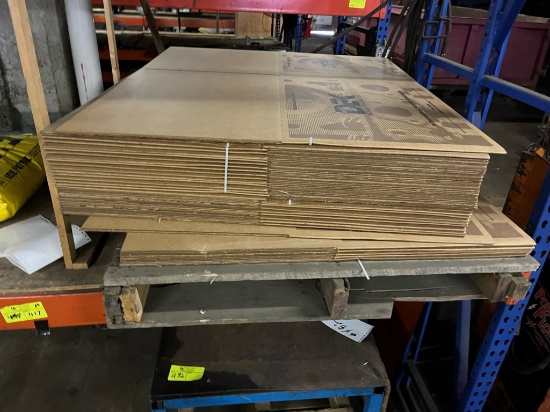 Cardboard (See Picture) Shelving not included)