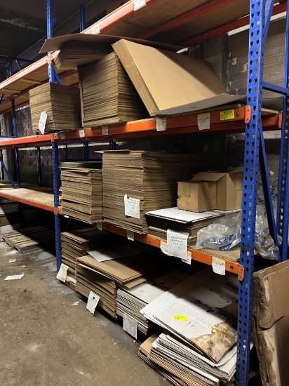Cardboard (See Picture) Shelving not included
