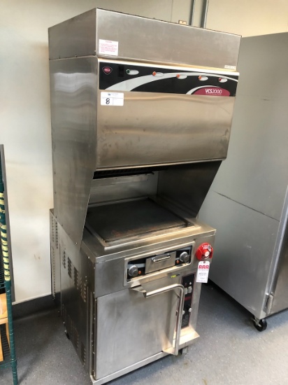 Wells Griddle and Convection Oven with Universal Hood; Model WV0CG136