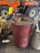 Loc: Bus.  55 Gal Oil Drum with manual pump