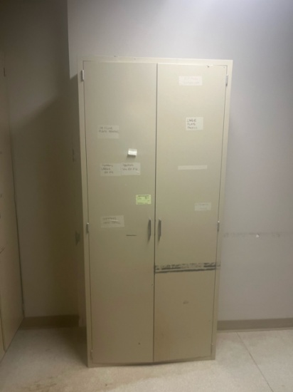 Loc: 12.9.  2-Door Metal Cabinets 36" Wide x 12" Deep 80" Tall. Located on 9th floor of bldg.
