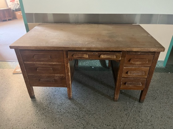 Loc: 12.8.  Wood Desk 60"X34"31"