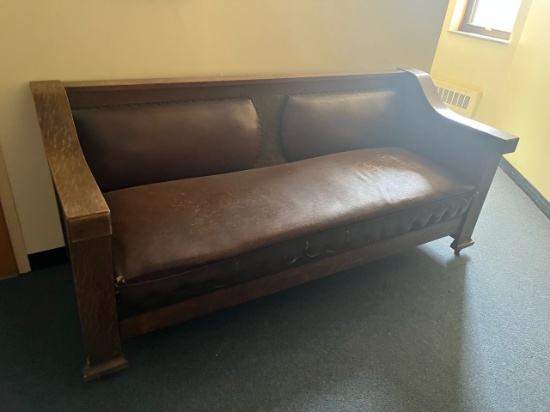 Loc: 12.8.  Antique Couch 83"X33"X36"