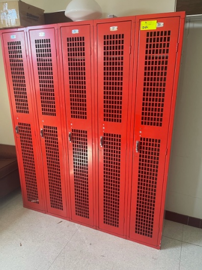 Loc: 12.8.  5-Section Upright Lockers (12"X12"72")
