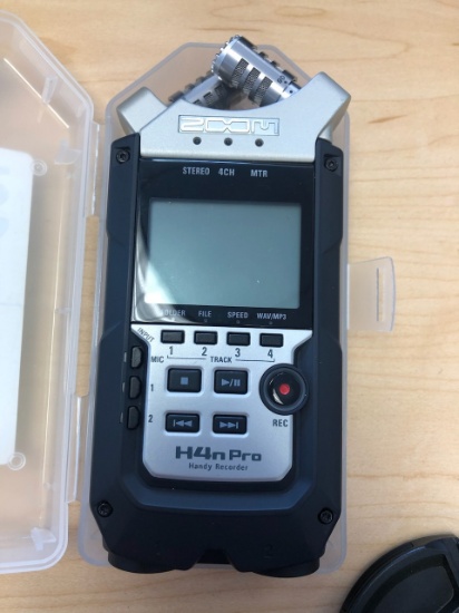 Loc: 12.6.  Zoom Field Recorder H4nPro; SN: B93158514