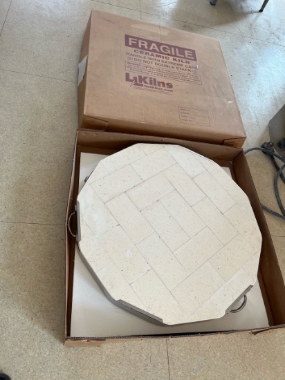 Loc: 12.5. LL Kilns Ceramic Kiln Lid (34"X3")