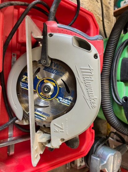 Loc: 3 Maint.  Milwaukee 7.25" Tilt-Lok Adjustable Handle Circular Saw