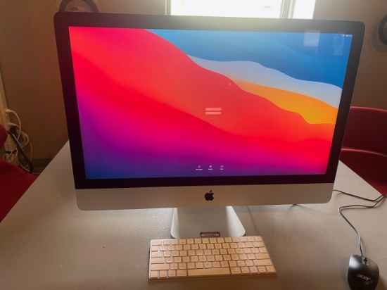 Loc: 12.2. Apple iMac Retina 5K 27" All in One Model: A2115 with Keyboard Serial: C02YH0RTJV3N. This