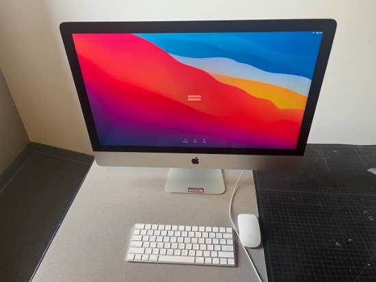 Loc: 12.2. Apple iMac Retina 5K 27" All in One Model: A2115 with Keyboard Serial: C02YH3M0JV3N. This