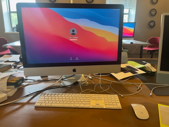 Loc: 12.2. Apple iMac Retina 5K 27" All in One Model: A2115 with Keyboard Serial: C02YH38JJV3N. This
