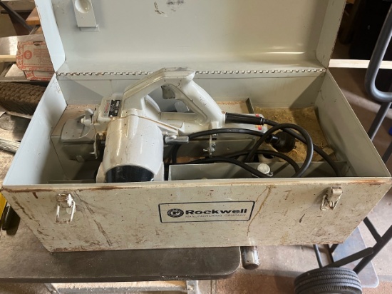 Loc: 3 Maint.  Rockwell Porta-planer model 126 for wood