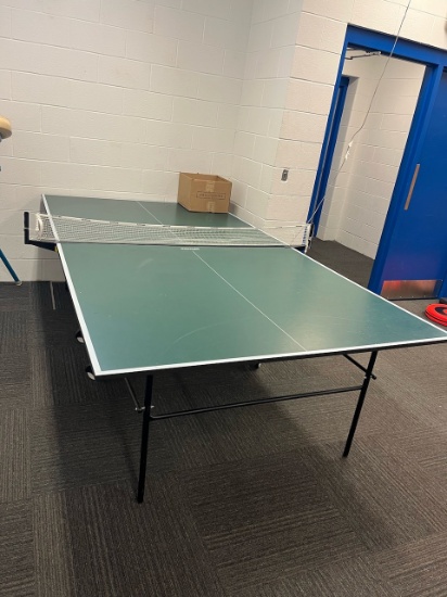 Loc: FH. Kettler Ping Pong Table w/ Paddles, 60"x108"x30"
