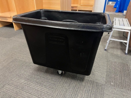 Loc: FH. Rubbermaid Cube Truck, 12 cu. ft., 42"x28"x33" (contents not included)