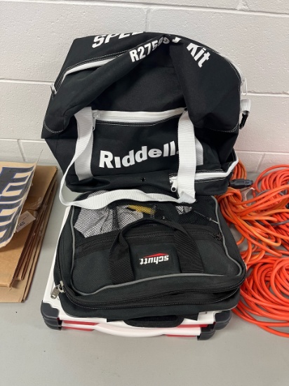 Loc: FH. Lot of Assorted Football Safety Gear Accessories