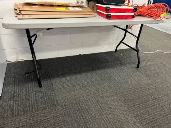 Loc: FH. Plastic Folding Table 72"x29"x29" (contents not included)