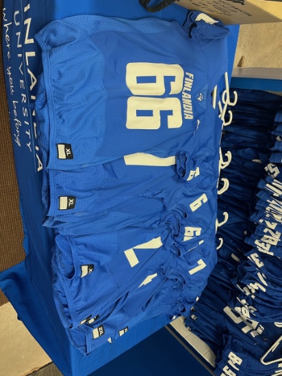 Loc: FH. Finlandia On-Field Football Jersey, by Nike Assorted Sizes. Numbers 66, 67, 68, 71, 72, 73,