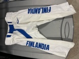Loc: FH. Lot of Finlandia Men's White Football Pants by Nike, Assorted Sizes