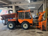 Loc: Bus.  Holder C 500 Turbo Tractor with snow blower and spreader attachments, 3,477 hours