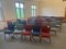 Loc: 6. Lot of (46) Chair with underseat book holder. This lot is located at: 532 Franklin St, Hanco