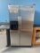 Loc: 4, bottom flr. Amana side x side Fridge / Freezer. This lot is located at: 601 Franklin St, Han