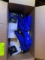 Loc: 2, 105. New Nike knee high socks, white and blue, 15+. This lot is located at: 535 Summit St Ha